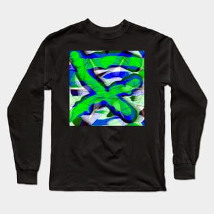 Bright green and blue II Long Sleeve T-Shirt